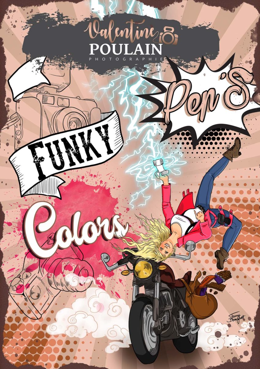 Funky photographer Valentine Poulain